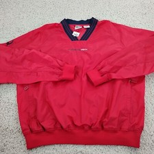Usado, Jaqueta Cinch Masculina Vintage Média Vermelha Tech Windbreaker Dupla Face Hong Kong Anos 90 comprar usado  Enviando para Brazil