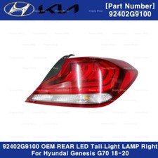 92402G9100 OEM lanterna traseira LED direita para Hyundai Genesis G70 18-20  comprar usado  Enviando para Brazil