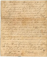 1832 feb. 11th for sale  Gilbert