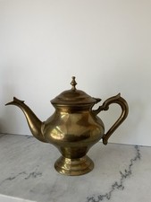 Vintage messing teekanne gebraucht kaufen  Lehre