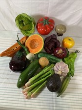 Lote antigo de 27 ervilhas de tomate berinjela cogumelo frutas legumes México comprar usado  Enviando para Brazil