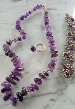 Amethyst schmuck set gebraucht kaufen  Rheinbreitbach