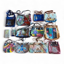 Leder handtaschen handbemalt gebraucht kaufen  Emmerich