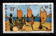 Polinesia francese 1966 usato  Bitonto