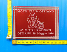 Targa moto raduno usato  Italia