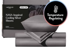 Conjunto de Lençóis de Cama Miracle Made – 4 Peças Lençol de Cama Cor Cinza King comprar usado  Enviando para Brazil