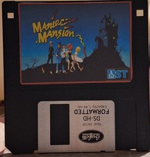 Maniac mansion atari usato  Italia