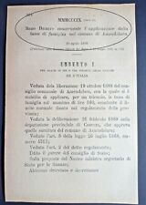 Amendolara regio decreto usato  Italia