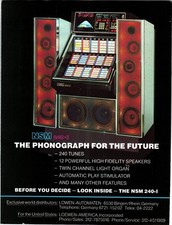 Pubblicità jukebox vintage usato Pubblicità jukebox vintage usato  Spedire a Italy