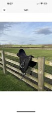 GFS Genisis Dressage Saddle 17.5 Black for sale  RICHMOND