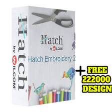 Software de bordado digitalização Hatch 2 | Ativação vitalícia | Download digital, usado comprar usado  Enviando para Brazil