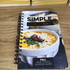 Clean Simple Eats Fall Meal Plan  Exercise Guide Hardcover-spiral comprar usado  Enviando para Brazil