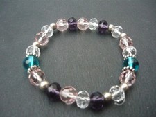 Bracelet perles facettées d'occasion  Bordeaux-