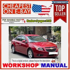 Usado, Chevrolet Cruze 2008-2014 oficina de fábrica manual de reparo EN comprar usado  Enviando para Brazil