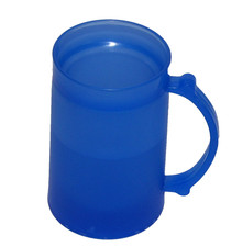 Canecas de refrigerante de cerveja freezer plástico parede dupla azul 6" com alças piscina de verão comprar usado  Enviando para Brazil