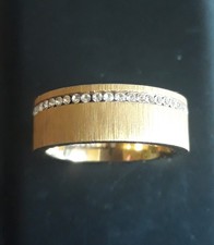 Ring damenring goldfarben gebraucht kaufen  Bochum