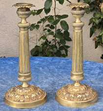 Belle paire bougeoirs d'occasion  Mouy