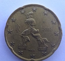 Italie 2002 centimes d'occasion  Plélan-le-Grand