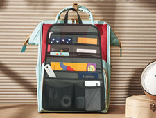 Usado, Mochila organizador de inserção arquivo de escritório suporte de armazenamento de documentos bolsa na bolsa unissex comprar usado  Enviando para Brazil