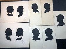 Vintage silhouette portraits for sale  Coventry