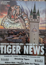 Straubing tigers stadionhefte gebraucht kaufen  Deutschland