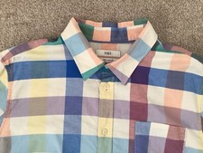Mens check shirt for sale  HINCKLEY