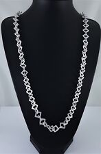 Silver long necklace for sale  SLOUGH