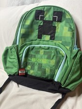 Mochila Pottery Barn Mackenzie Minecraft Creeper Critter brilho escuro grande Bryce comprar usado  Enviando para Brazil