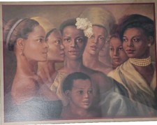 Gold framed black for sale  Rockford
