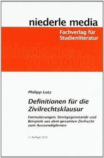 Definitionen zivilrechtsklausu gebraucht kaufen  Berlin
