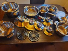 Edelstahl kochgeschirr teilig gebraucht kaufen  Grönenbach