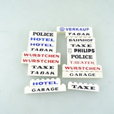 Lego 1/87 20x diverse Schriftsteine 1960er Jahre #667 comprar usado  Enviando para Brazil
