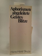 Aphorismen abgeleitete geistes gebraucht kaufen  Lübeck