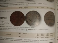 Tornesi 1817. variante usato  Napoli