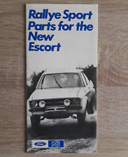 Ford escort rallye for sale  BOURNE