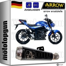 auspuff zugelassen nichrom schwarz pro arrow fur suzuki gsx-s 125 2020 20 comprar usado  Enviando para Brazil