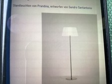 Stehlampe prandina gebraucht kaufen  Köln
