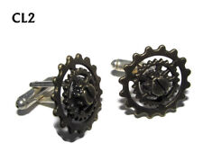 Steampunk jewellery cufflinks for sale  BRADFORD