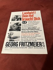 Prospekt riginal fritzmeier gebraucht kaufen Prospekt riginal fritzmeier gebraucht kaufen  Rotenburg