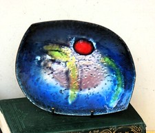 Copper enamel bowl for sale  BRIDGNORTH