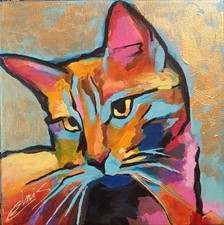 Tableau peinture toile d'occasion  Dechy