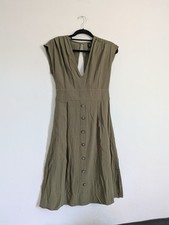 Khaki sleeveless neck for sale  SHAFTESBURY
