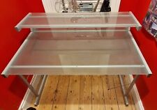 john lewis glass desk for sale  DURSLEY