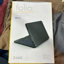 Zagg Folio Apple iPad Mini com tela Retina teclado Bluetooth teclas retroiluminadas comprar usado  Enviando para Brazil