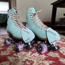 Patins Moxi Lolly Outdoor - Fio dental camurça turquesa (MAIS rodas internas!), usado comprar usado  Enviando para Brazil
