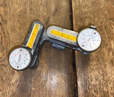 FERRAMENTAS ANTIGAS VINTAGE DUNLOP CG/5 RODAS CAMBAGEM, RODÍZIO E ALINHAMENTO DE MEDIDOR DE PINOS KING comprar usado  Enviando para Brazil