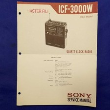 Sony icf 3000w for sale  Mio