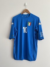 Usado, Camisa masculina seleção nacional da Itália 2002 Copa do Mundo casa nº 10 Totti XXL comprar usado  Enviando para Brazil