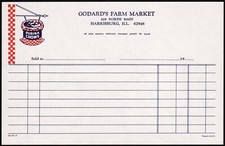 Vintage receipt godards for sale  Clinton