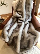 faux fur throw for sale  Shipping to Ireland